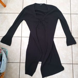 Long Black Womens Cardigan Xhilaration XL